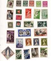 Delcampe - 28 Timbres  De Monaco, 1939,1943,1948,1953,1954,1958 - Andere & Zonder Classificatie