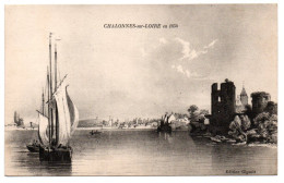 Delcampe - Maine Et Loire , Chalonnes , Chalonnes Sur Loire En 1854 - Chalonnes Sur Loire