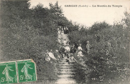 Delcampe - [-5%] FRANCE - Gargan - Montée Du Temple - Escaliers - Arbres - Végétation - Chapeau - Animé - Carte Postale Ancienne - Livry Gargan