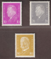 Delcampe - DT. REICH 435-37 ** Präsidenten Ergänzungswerte, Einwandfrei Postfrisch, 190,-€ - Ongebruikt