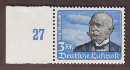 Delcampe - DEUTSCHES REICH 539 Y ** 3 RM Waagerechte Riffelung, Tadellos Postfrisch, 400,-€ - Ungebraucht