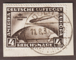 Delcampe - DT. REICH 439 X II, Abart BLITZ Durchs Heck, Sauber Gestempelt, Tadellos, 800,-€ - Gebruikt