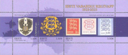 Delcampe - Estonia - 2025 - 100th Anniversary Of Coat Of Arms Of Estonia - Mint Souvenir Sheet - Estonia