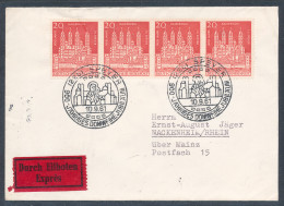 Delcampe - Bund Eilbote-Fernbrief Mit Me.F. MI.-Nr. 366 Mit Ak.-St. - Brieven En Documenten