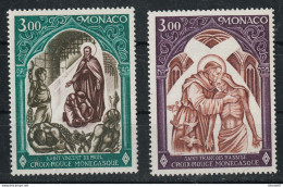 Delcampe - Croix Rouge Monégasque - 1971 Et 1972 - MONACO - Y&T 866 Et 885 - Neuf MNH - - Unused Stamps