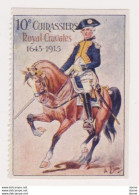 Delcampe - Vignette Militaire Delandre - 10ème Régiment De Cuirassiers - Militärmarken