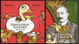 Delcampe - France N° 4866 Et 4867 ** Benjamin Rabier, Canard Gédéon                                                       102799-25 - Unused Stamps