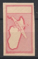 Delcampe - MADAGASCAR - 1942-44 - Poste Aérienne PA N°YT. 31b - Avion 4f - VARIETE Sans Légende Ni Faciale - Neuf Luxe** / MNH - Posta Aerea