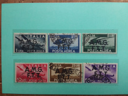 Delcampe - TRIESTE A - Posta Aerea - Nn. 1/6 Timbrati + Spese Postali - Airmail