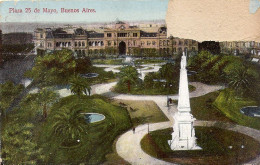 Delcampe - BUENOS AIRES Plaza 25 De Mayo Edicion Carmelot Ibarra 1911 - Belize
