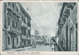 Delcampe - Au360 Cartolina Marsala Via Giovanni Amendola Provincia Di Trapani - Trapani