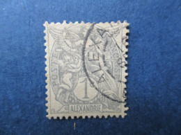 Delcampe - Alexandrie Y & T 19  Obl 1902 - Used Stamps