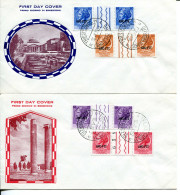 Delcampe - Siracusana Con Interspazio Di Gruppo Su Buste FDC - Mint/hinged