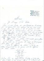 Delcampe - 2 Courriers 1963 / 70 CHAMPLITTE / Alimentation PONS Antoine - 1950 - ...