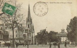 Delcampe - AB478  86 VIENNE CHATELLERAULT EGLISE ST JEAN  ET KIOSQUE A MUSIQUE  - - Chatellerault