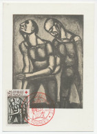Delcampe - Maximum Card France 1961 Georges Roualt - Miserere - Red Cross - Sonstige & Ohne Zuordnung