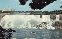 Delcampe - B543 Canada Niagara Falls American Falls Maid Of Mist Ontario Vintage Postcard - Niagara Falls