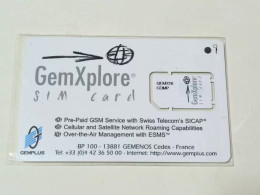 Delcampe - GEMPLORE Sample CARD,GEMX16 COMP - Andere & Zonder Classificatie