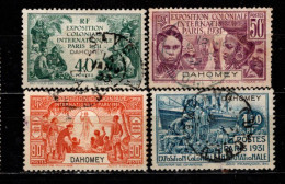 Delcampe - - DAHOMEY - 1931 - YT N° 99 / 102 - Oblitérés - Expo Coloniale - - Ungebraucht