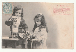 Delcampe - Carte Postale Ancienne Illustrateur Bergeret . Les Cerises N°5 . Enfants . 1907 - Bergeret