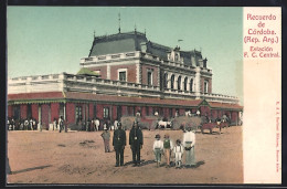 Delcampe - AK Córdoba, Estación F. C. Central, Bahnhof - Argentinië