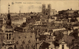 Delcampe - CPA Brüssel Brüssel, Kirche Ste Gudule, Panorama - Brussel (Stad)