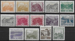 Delcampe - 1929-30 Austria Vedute E Paesaggi MNH Unificato N. 378/89 - Sonstige & Ohne Zuordnung