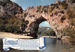 Delcampe - 07-VALLON PONT D ARC-N°C-4310-C/0139 - Vallon Pont D'Arc