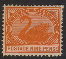 Delcampe - Western Australia SG122 9d Yellow-orange HM. - Mint Stamps
