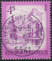 Delcampe - 1973 Österreich ⵙ  Mi:AT 1430, Yt:AT 1259, Almsee, Oberösterreich / Schönes Österreich - Used Stamps