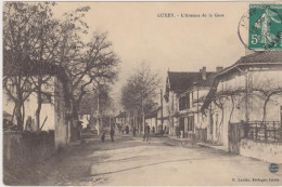 Delcampe - LUXEY, Avenue De La Gare- Voyagée En 1910 - Sonstige & Ohne Zuordnung