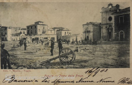 Delcampe - Foggia Piano Delle Fosse Animatissima F.P.V. 1903 Foggia - Foggia