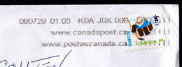 Delcampe - Canada 2009 / Www.canadapost / Machine Stamp / Quatchi, Ice Hockey Goalkeeper, Olympic Games Vancouver - Covers & Documents