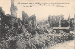 Delcampe - 55-CLERMONT EN ARGONNE-BOMBARDEMENT-N°4529-A/0213 - Clermont En Argonne