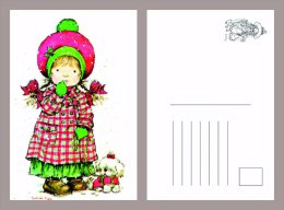 Delcampe - POSTAL SARAH KAY-37 - Kinder-Zeichnungen