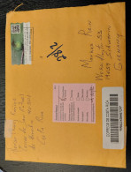 Delcampe - Great Registered Cover 2021 Costa Rica To Germany Returned ATM Cancellations Bird - Other & Unclassified