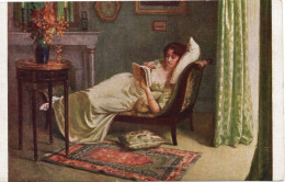 Delcampe - LUC BARBUT-D'AVRAY - LA SIESTA - FORMATO PICCOLO - VIAGGIATA 1921 - (rif. B85) - Schilderijen