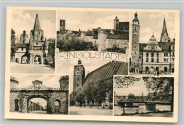 Delcampe - INGOLSTADT  CITY Rathaus Stadtturm Stadttor Bruecke - Ingolstadt