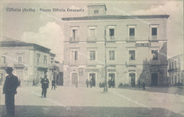 Delcampe - S478 Cartolina Vittoria Piazza Vittorio Emanuele Provincia Di Ragusa - Ragusa