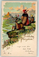 Delcampe - 13282652 - Vermenschlicht Wandern Pfingsten Sign. Joost   Verlag Heinrich & August Bruening - Other & Unclassified