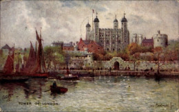 Delcampe - CPA Tower Hamlets London England, Tower Of Wasser, Boote, Bäume, Gebäude - Sonstige & Ohne Zuordnung