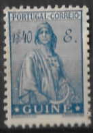Delcampe - Portuguese Guinea – 1933 Ceres New Issue 1$40 Mint Stamp - Guinea Portoghese