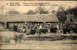 Delcampe - Entier Postal CPA Mateba Belgisch Kongo DR Zaire, Huilerie, Ölfabrik - Otros & Sin Clasificación