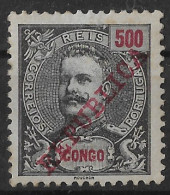 Delcampe - Portuguese Congo – 1911 King Carlos Overprinted REPUBLICA 500 Réis Mint Stamp - Congo Portoghese