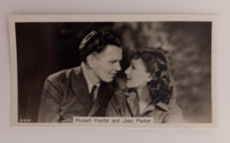 Delcampe - Bh56 Figurina Attori Russell Hardie And Jean Parker,movie Stars - Other & Unclassified