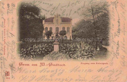 Delcampe - MoeNCHENGLADBACH NRW Eingang Zum Kaiserpark - Mönchengladbach