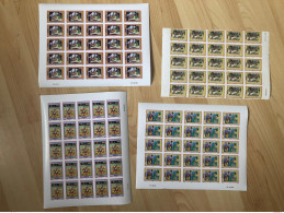 Delcampe - Sénégal 2004/2006 IMPERF NON DENTELE SHEETS Lutte Contre Le Sida Fight Against AIDS - Senegal (1960-...)