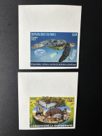 Delcampe - Mali 2023 Mi. ? ND IMPERF Journée Mondiale Environnement Faune Fauna Oiseau Bird Tortue Turtle Owl Singe Champignon - Turtles