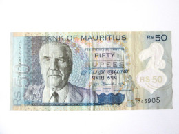 Delcampe - Mauritius 50 Rupees 2013 Banknote,see Pictures - Mauritius