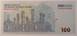 Delcampe - IRAN 2023 - 1,000,000 Rial - P-166b - Emergency Check - UNC - Iran